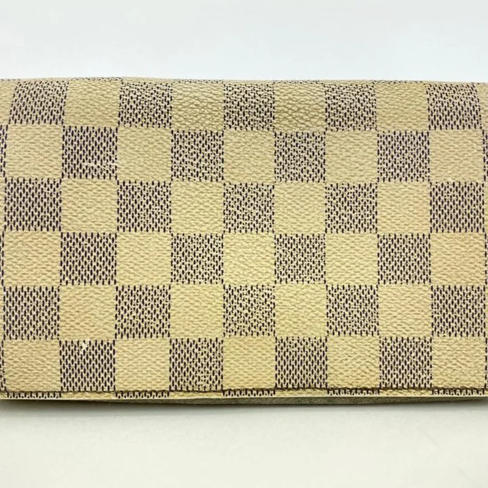 Louis Vuitton Damier Azur Zippy Long Wallet